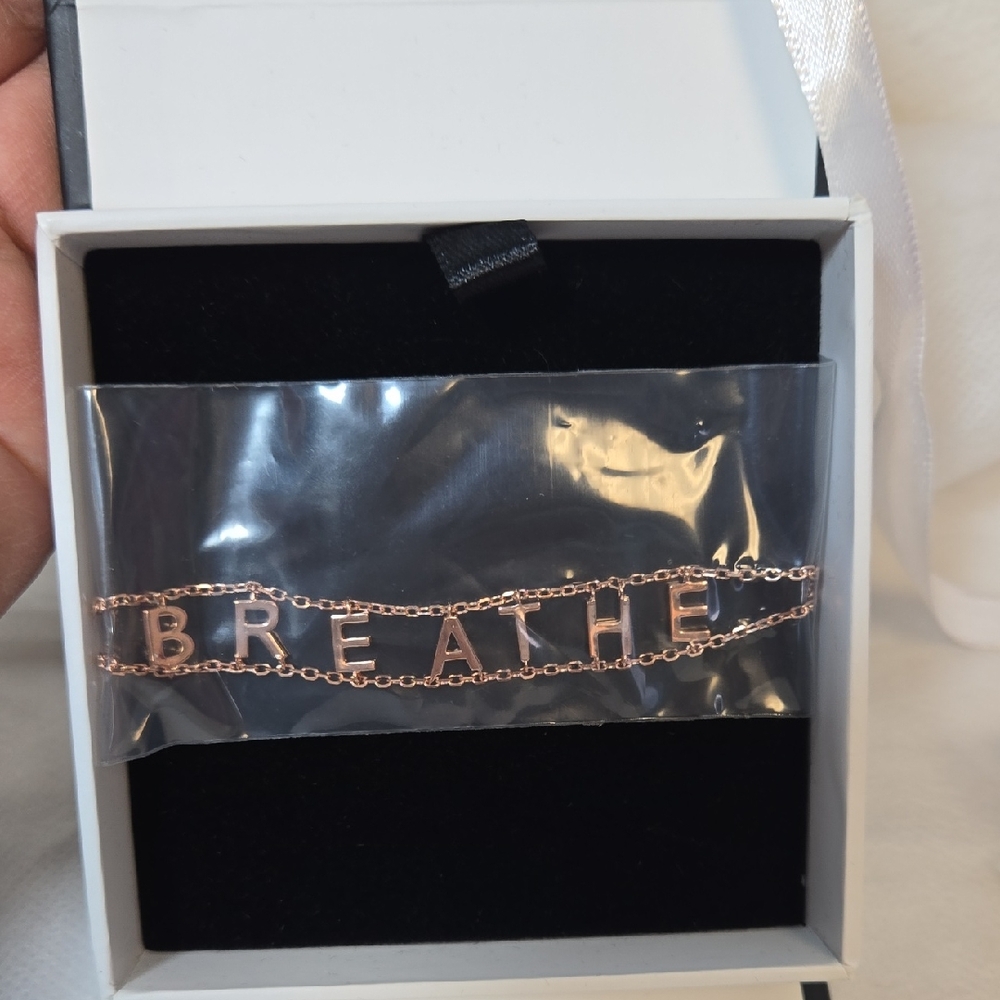 NEW Rose Gold 'BREATHE' Necklace